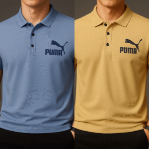 China Polo T-shirt - Ash+Golden